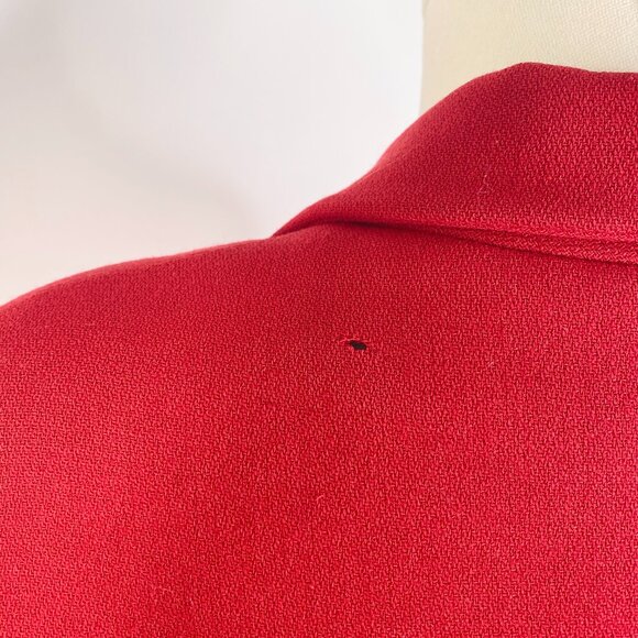 Vintage Archival Chloe - Red 2-Piece Skirt Designer Suit - Picture 9 of 12